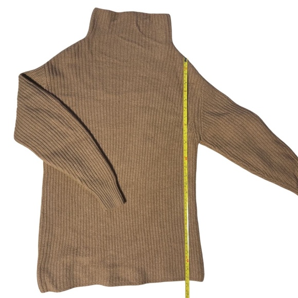 Wilfred Tan Brown Merino Wool Sweater High Neck  Dress Tunic – Size S - Picture 11 of 13